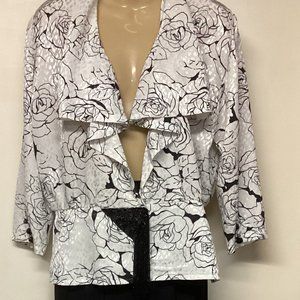 Black and white dressy set